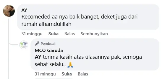 Testimoni sport massage Jakarta MCO 2