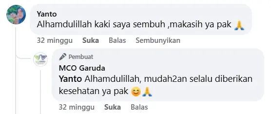 Testimoni sport massage Jakarta MCO 4