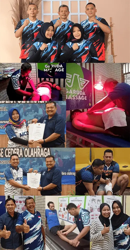 Tim sport massage MCO Garuda Jakarta